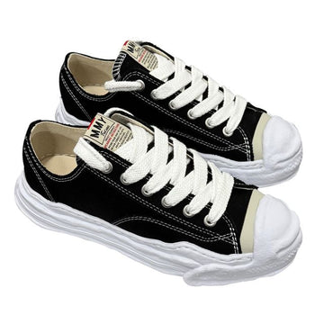 MAISON MIHARA YASUHIRO HANK OG Sohle Canvas Low-Top Sneaker 25SS (A05FW702 BLACK) 134579397