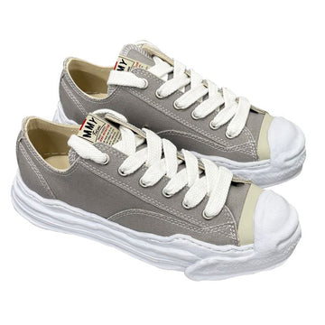 MAISON MIHARA YASUHIRO HANK OG Sol Canvas Low-Top Sneakers Grau 134579411