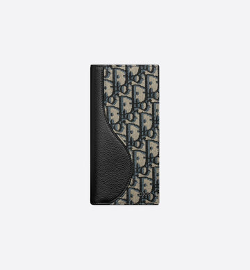 DIOR サドル バーチカル 長財布 ベージュ、ブラック 134623601 [P]