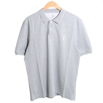 Brunello Cucinelli 25SS Embroidered Logo Polo Shirt Grey ME8549779G CQ087 134627341