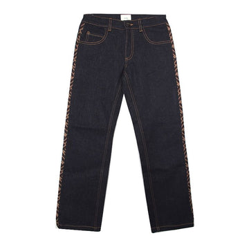 Fendi Kids Logo Trim Denim Pants 10 Years 134661722