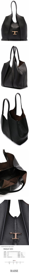 TODS タイムレス ミディアム ショッパー/トートバッグ Q8E B999 47353891 [P]