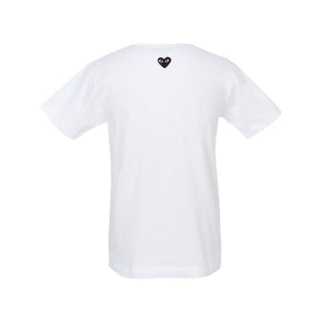 Comme Des Garcons White Black Logo Short Sleeve T-shirt AX T341 051 3 134855497