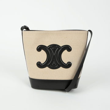 CELINE 198242DU7 タクスタイル バケット スモール ショルダー クロスバッグ 150486395