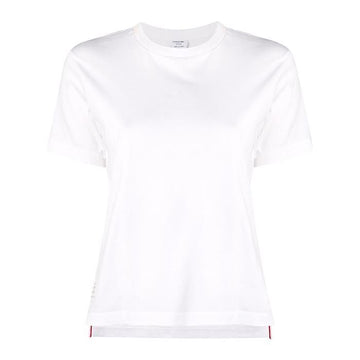 Thom Browne Side Slit Three-Stripe Tab Short Sleeve T-Shirt 26SS FJS036A 134860012