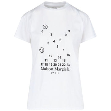 MAISON MARGIELA T-Shirt mit Nummernlogo Weiß S51GC0516 S22816 100 44186077