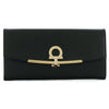 SALVATORE FERRAGAMO ガンチーニ クラスプ 長財布 ブラック 22-D150 0683312 48798979 [P]