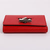 Louis Vuitton Red Twist Silver Monogram Wallet M64413 134897051 [P]