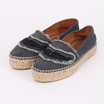 Zadig & Voltaire Denim Gray Women's Slip-On 134897140