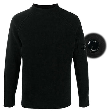 CP COMPANY レンジワッペンモックネックニット ブラック 09CMKN099A 005558G 999 155945141