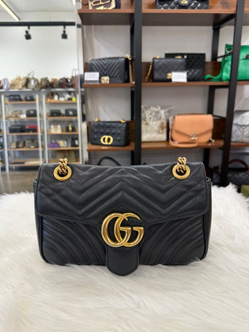 GUCCI GGマーモント マトラッセ ショルダーバッグ(443497) 134946824