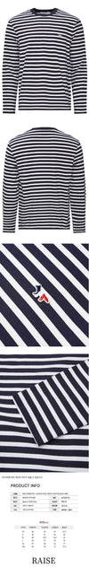 MAISON KITSUNE 23SS フォックスストライプTシャツ FU00115KJ0044 S480 49392013 [P]