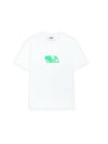 MSGM Graffiti Logo Print Short Sleeve T-Shirt 133040115 [P]