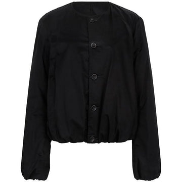 LEMAIRE Schwarze gewellte Bomberjacke 135052028