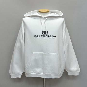 BALENCIAGA BB Pixel Logo Hoodie 110 135107356