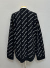 Balenciaga All Over Logo Cashmere Knit (110) 135111875 [P]