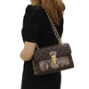 Louis Vuitton Monogram Python Victorine Gold Chain Flap Crossbody Bag 34895Y 135129605 [P]