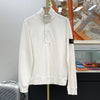 STONE ISLAND ハーフワッペン スウェットシャツ アイボリー L 135130827 [P]