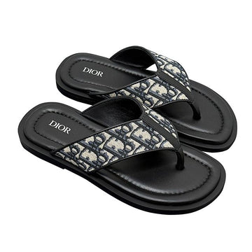 Dior Oblique Jacquard Alias Closed Sandals Beige Black (3SA161ZSA 961) 135136099