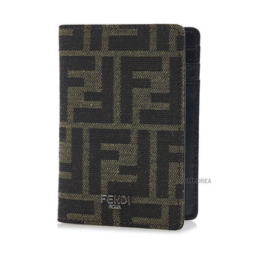 Fendi 7M0349 ALWK F0L3T SS25 Embroidered FF Cardholder 135258348