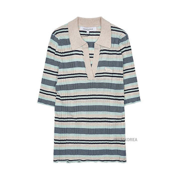 MAISON KITSUNE パインストライプTシャツ SS25 0269 135258440