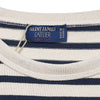 Saint James SS25 Unisex Guerande T-Shirt Ecru Marine 135258552 [P]