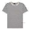 Saint James SS25 Unisex Guerande T-Shirt Ecru Marine 135258552 [P]