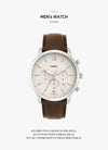 FOSSIL ニュートラ クロノグラフ メンズ レザーウォッチ FS5380 144732219 [P]