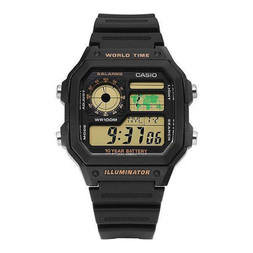 CASIO AE-1200WH-1BVDF Herren-Urethan-Uhr 34517599 [P]
