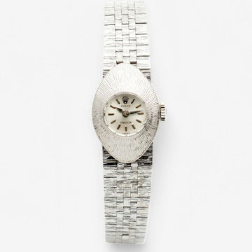 Rolex Vintage Chameleon Precision Women's Bracelet Watch Mini 16 White Gold Manual 1965 135277676