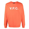 APC VPC Logo Sweatshirt Orange 162102784 [P]