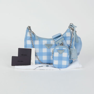 Prada 1BH204 Reedition Multi Hobo Shoulder Crossbody Bag 134867951