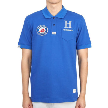 HORN GARMENT Golf-Oberbekleidung Männer Kurzarm-T-Shirt HCM 2A AP85 BLU 35466384