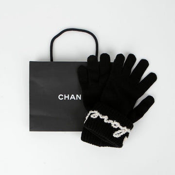 CHANEL AA7627 Perlenlogo Handschuhe 134084870