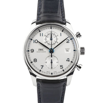 IWC Portugieser Chronograph Classic IW390302 Blauen Zeiger 42MM Herren Uhr 34908 135285049