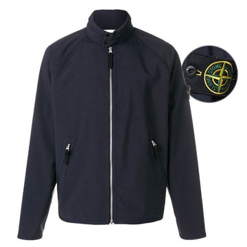 Stone Island Soft Shell Zip-Up Jacket 156489065