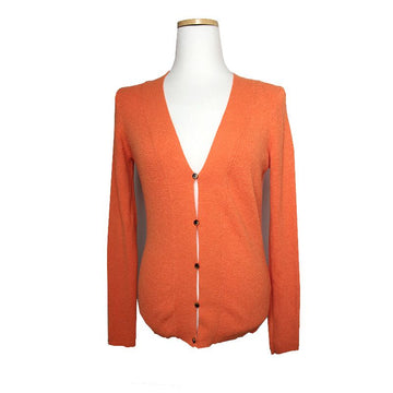 MASSIMO DUTTI Oranger Rippstrick-Cardigan 44 55 135299233