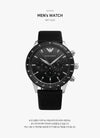Armani Mario Chronograph Men's Leather Watch stamp 147444933 [P]