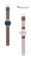 HAMILTON H70545540 Khaki Field Titan Herren Lederuhr 144595726 [P]