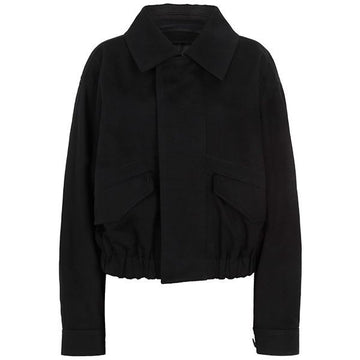 LEMAIRE Schwarze Blouson-Shortsjacke 135319492