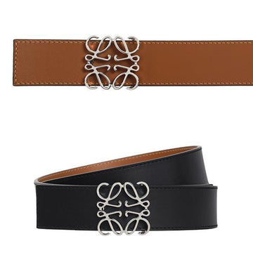 LOEWE Wende-Gürtel in Schwarz mit Anagramm 1555 125260528 [P]