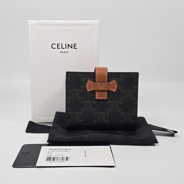 Celine Triope Small Strap Canvas Women’s Wallet 135392465