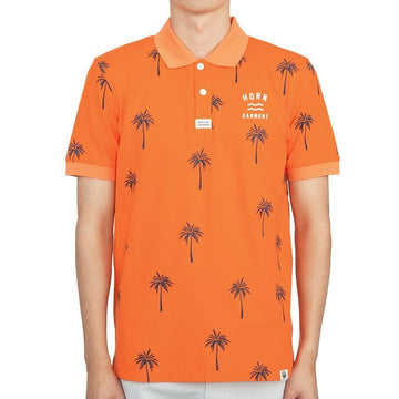HORN GARMENT ゴルフウェア メンズ 半袖Tシャツ HCM 2A AP18 オレンジ 35466379
