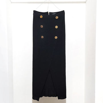 BALMAIN Strick Maxikleid L368730 135447510