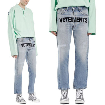VETEMENTS Levi's Frontlogo Denimhose MSS18PA16 135465911