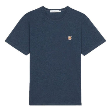 MAISON KITSUNE ロゴ Tシャツ ネイビーメランジ H481 IM00111KJ0008 49391331