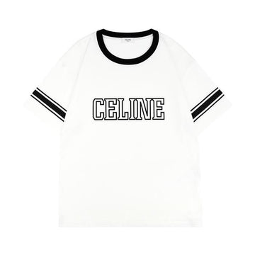 Celine Logo Cotton T-Shirt 135541876