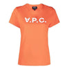 APC VPC Logo T-Shirt für Damen Orange 162107396 [P]