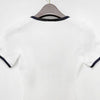 Courreges Holistic Contrast Mini Short Sleeve Dress White Black 225JRO600JS0203 0098 135586382 [P]