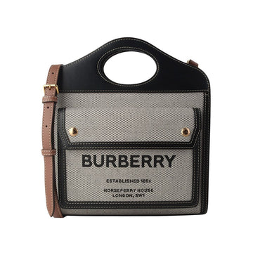 Burberry Canvas Two-Tone Pocket Mini Crossbody Bag 8032437 135588494